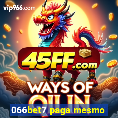 066bet7 paga mesmo